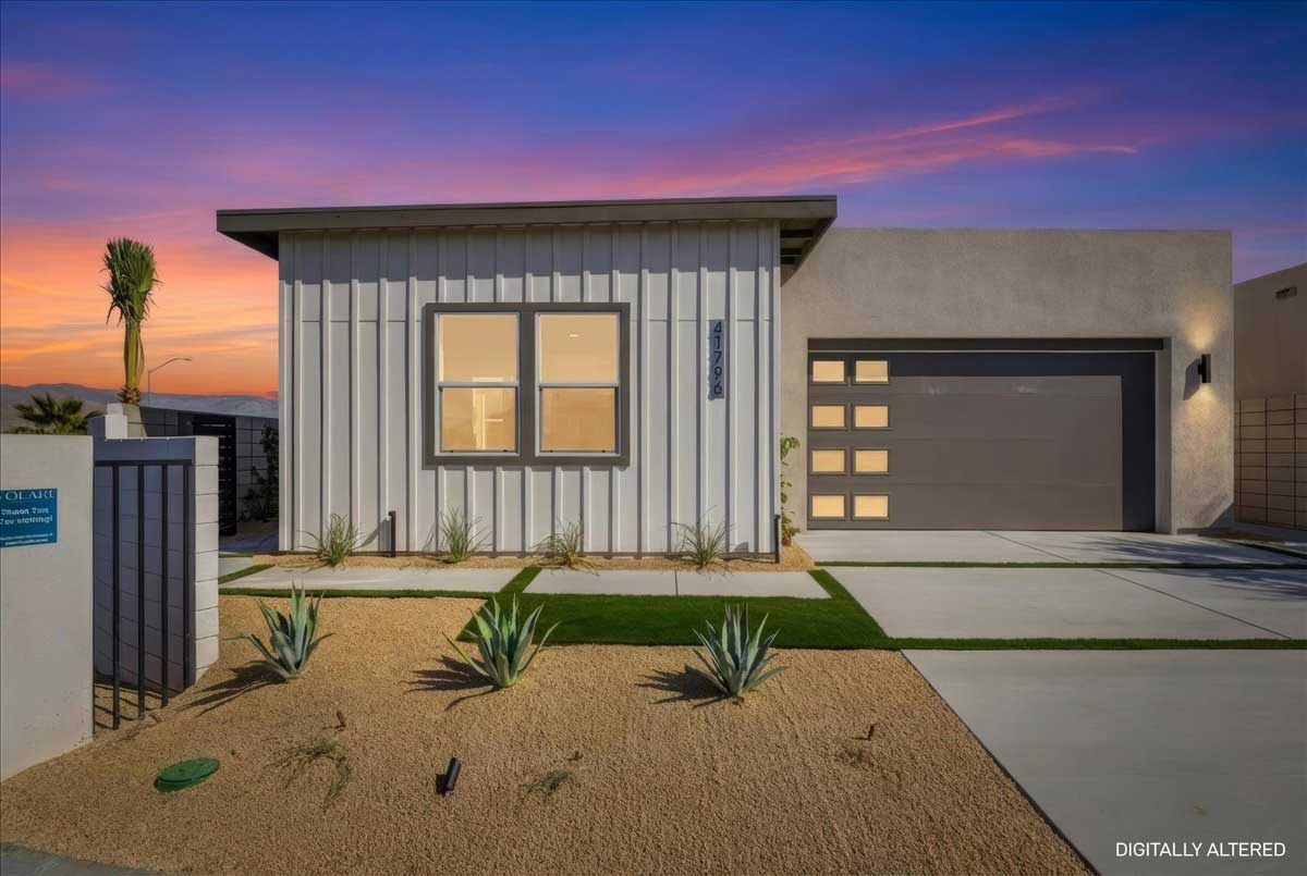 lot 1 move in ready home at twilight.
